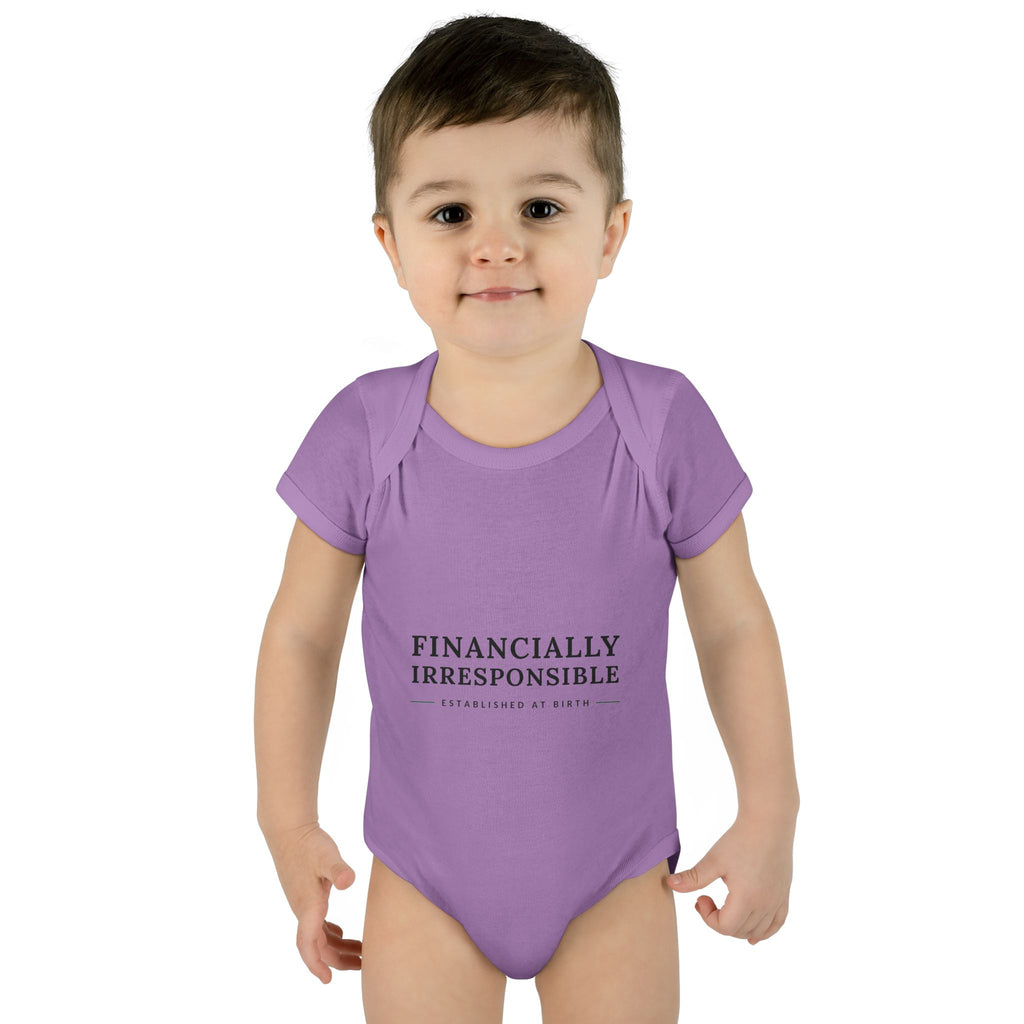 Financially Irresponsible Baby Bodysuit | Funny New Parent Gift