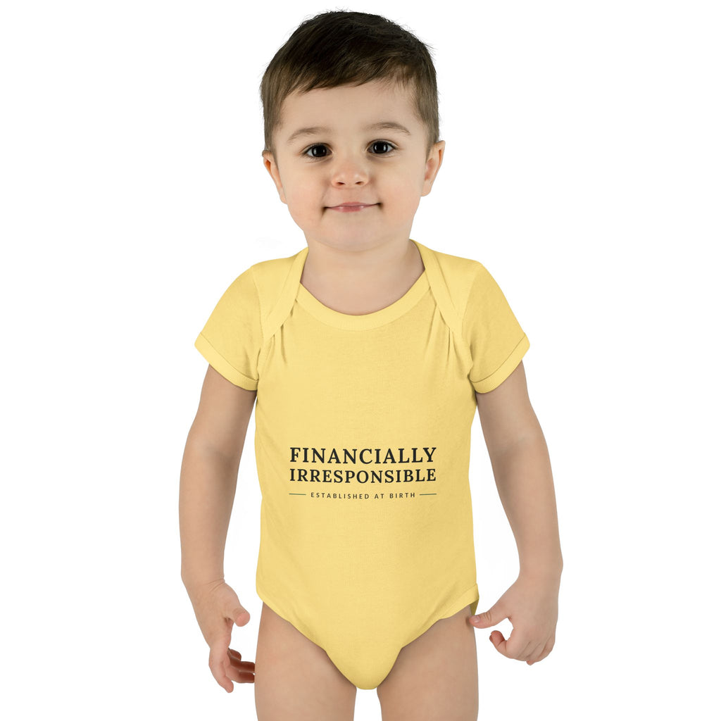Financially Irresponsible Baby Bodysuit | Funny New Parent Gift