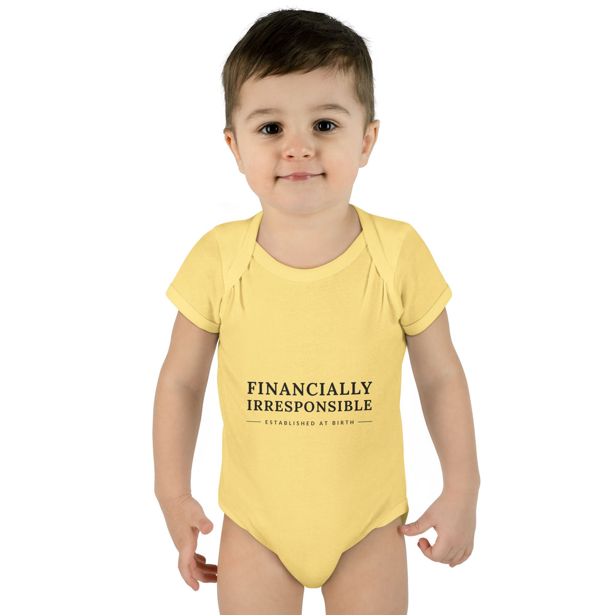 Financially Irresponsible Baby Bodysuit | Funny New Parent Gift