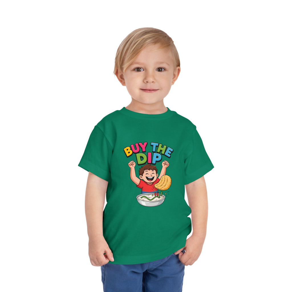 BUY THE DIP. Boys' Toddler Tee | Funny Finance Kids Clothing