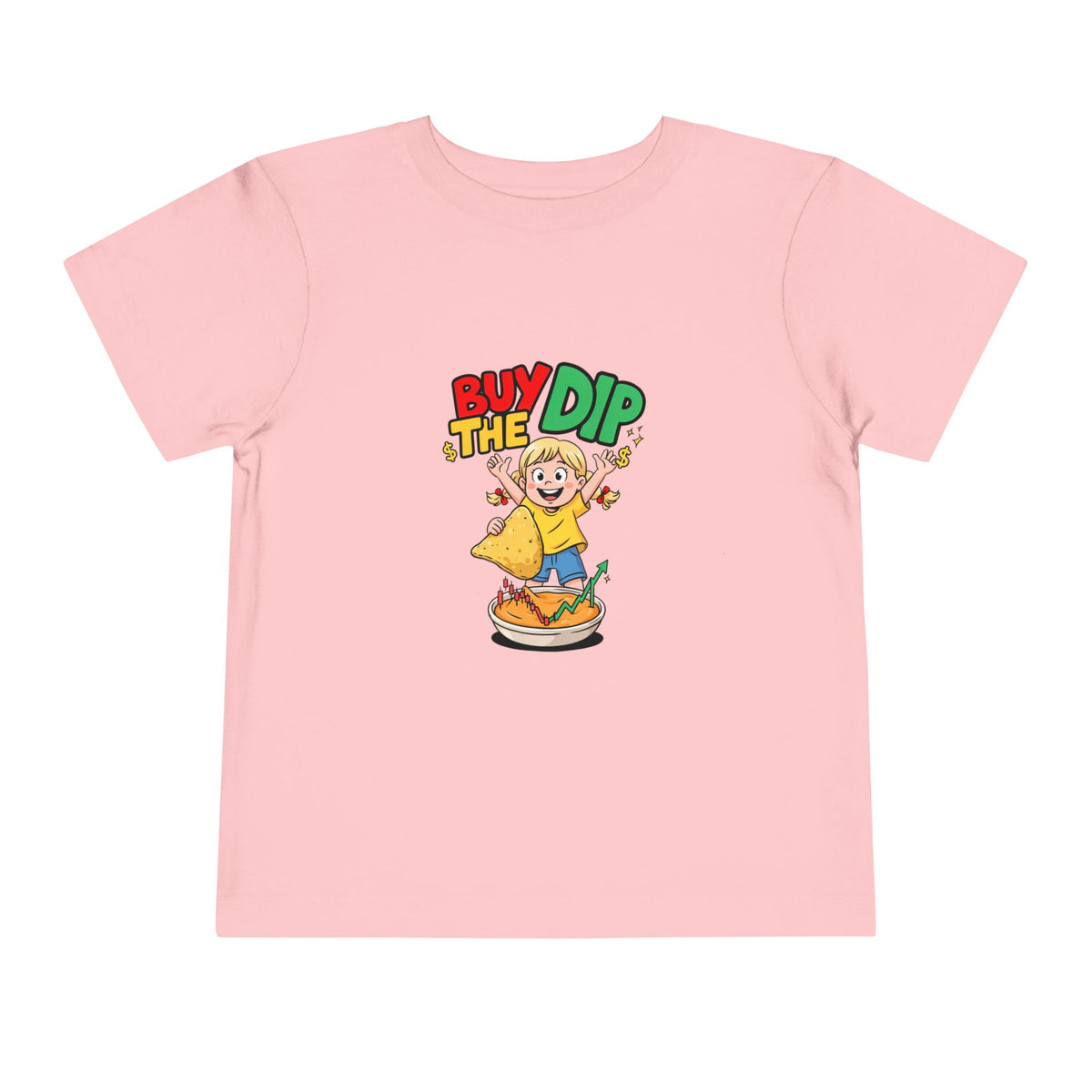 BUY THE DIP. Girls' Toddler Tee | Funny Finance Kids Clothing