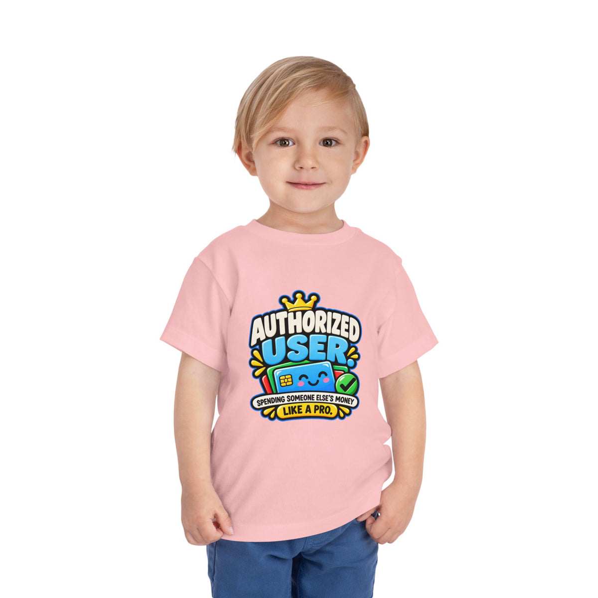 Authorized user? Girls' Toddler Tee | Funny Finance Kids Clothing