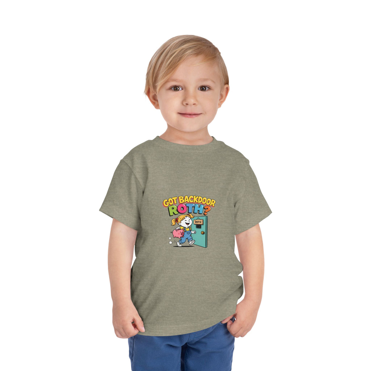 GOT BACKDOOR ROTH? Girls' Toddler Tee | Funny Finance Kids Clothing