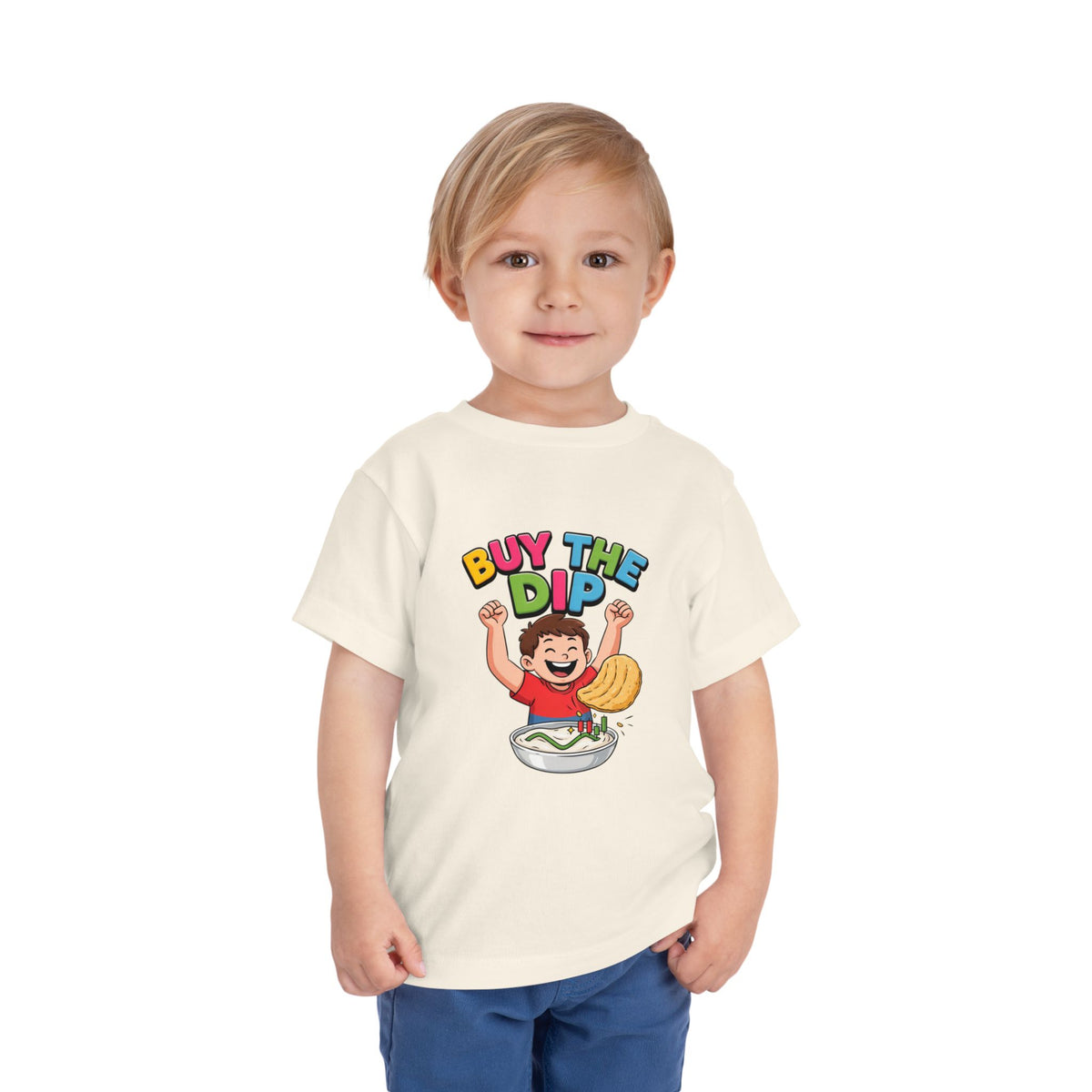 BUY THE DIP. Boys' Toddler Tee | Funny Finance Kids Clothing