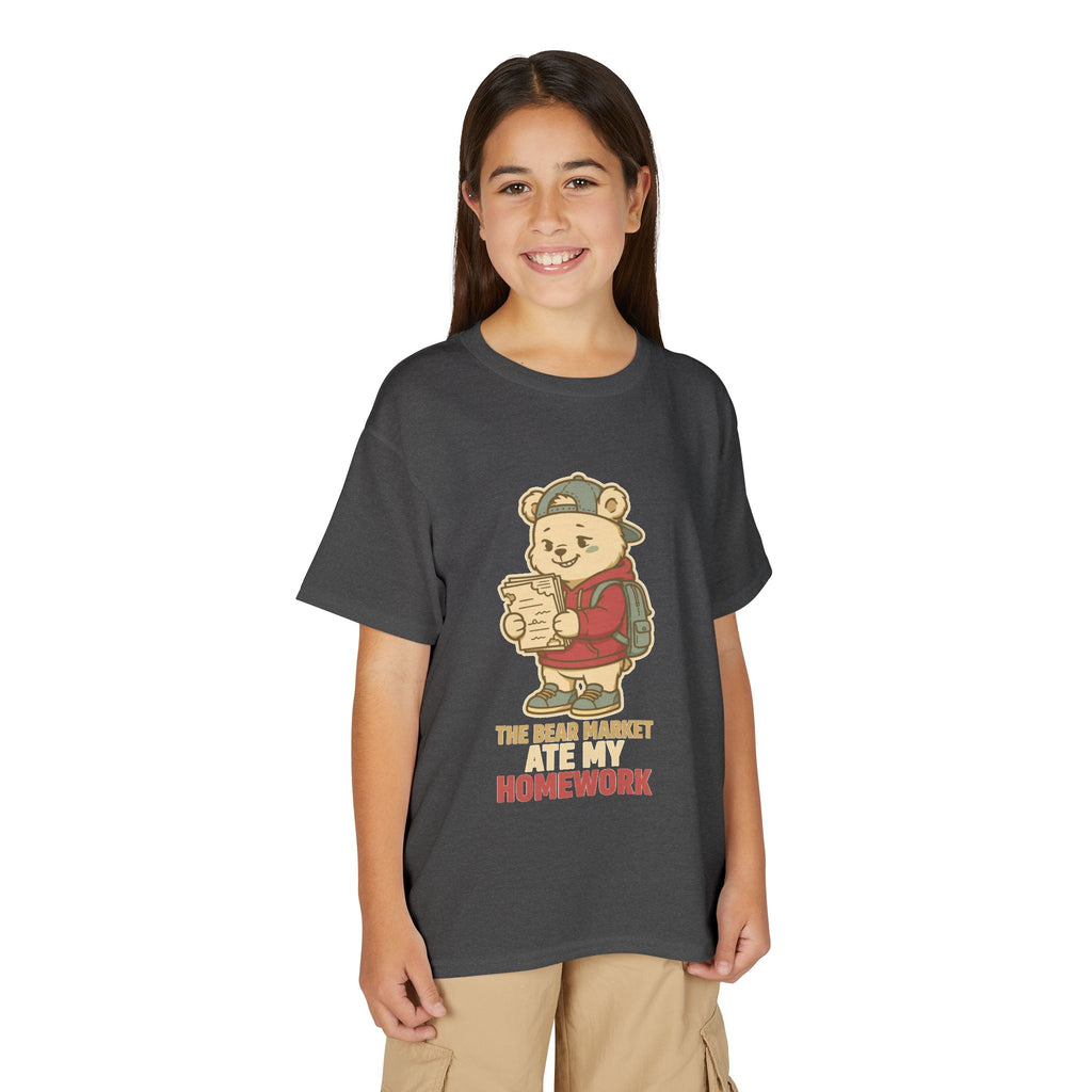 THE BEAR MARKET ATE MY HOMEWORK. Youth Tee