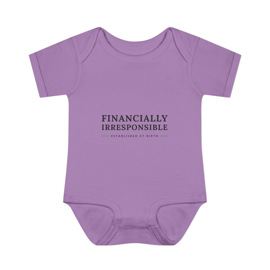 Financially Irresponsible Baby Bodysuit | Funny New Parent Gift