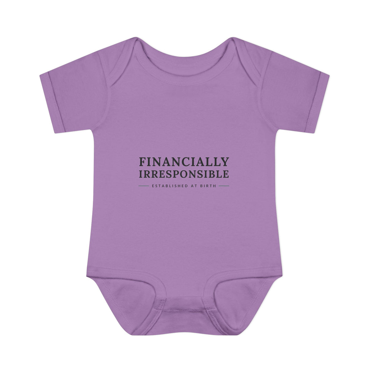 Financially Irresponsible Baby Bodysuit | Funny New Parent Gift