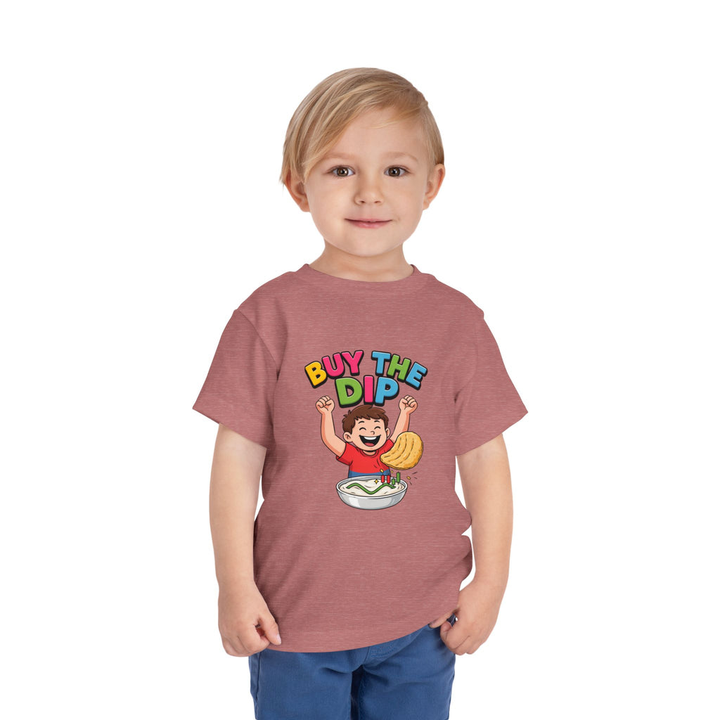 BUY THE DIP. Boys' Toddler Tee | Funny Finance Kids Clothing