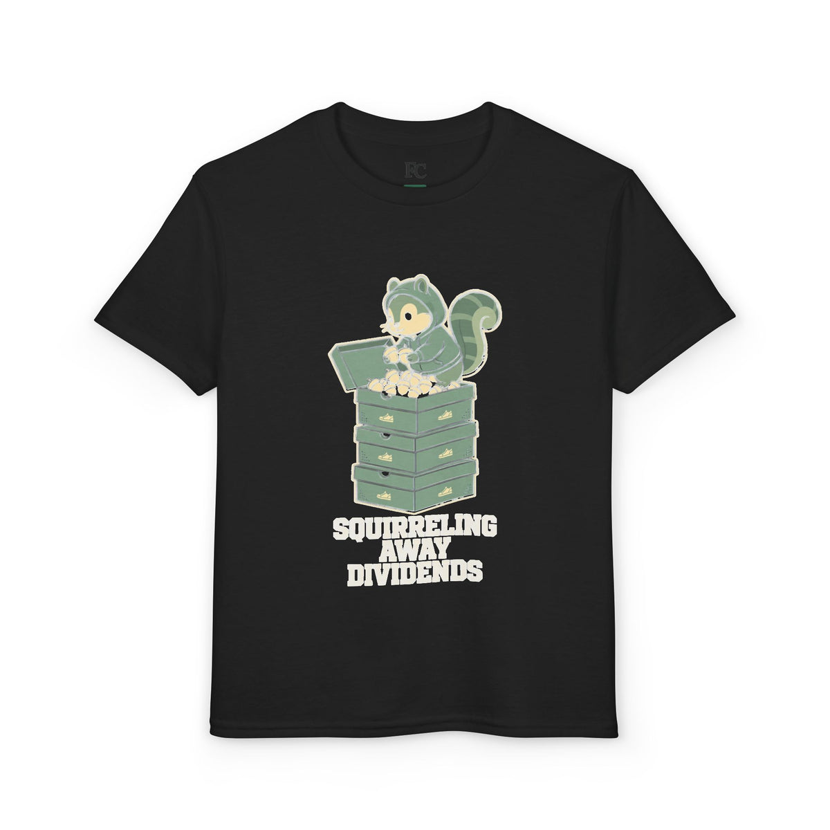 SQUIRRELING AWAY DIVIDENDS. Youth Tee