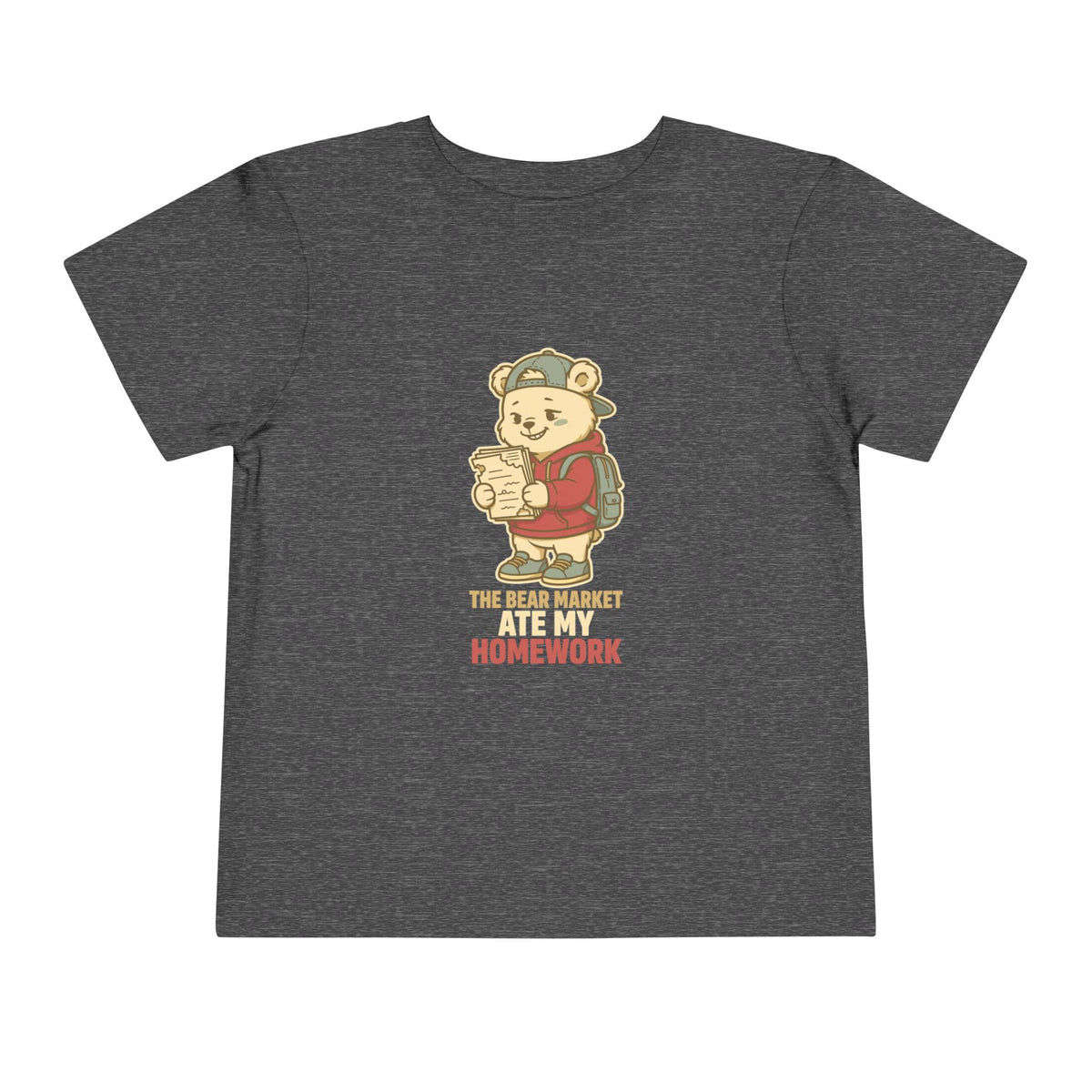 THE BEAR MARKET ATE MY HOMEWORK. Toddler Tee