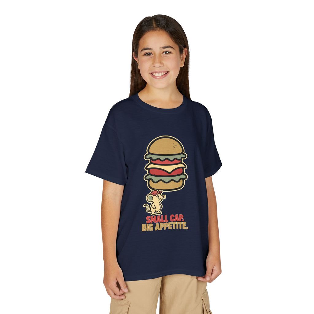 SMALL CAP. BIG APPETITE.. Youth Tee