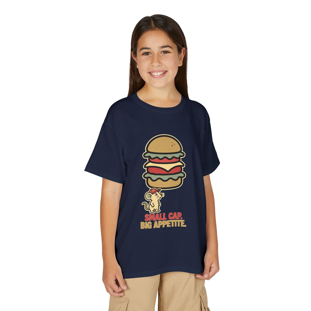 SMALL CAP. BIG APPETITE.. Youth Tee
