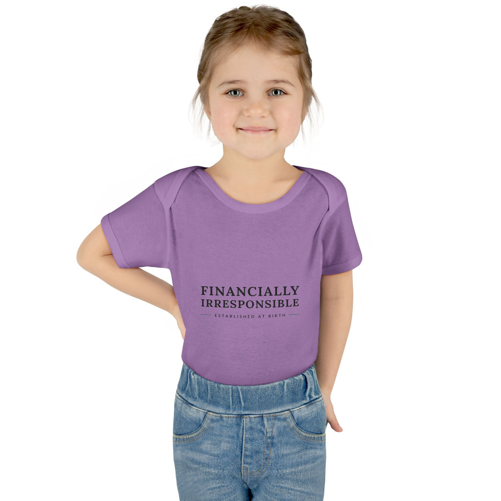 Financially Irresponsible Baby Bodysuit | Funny New Parent Gift