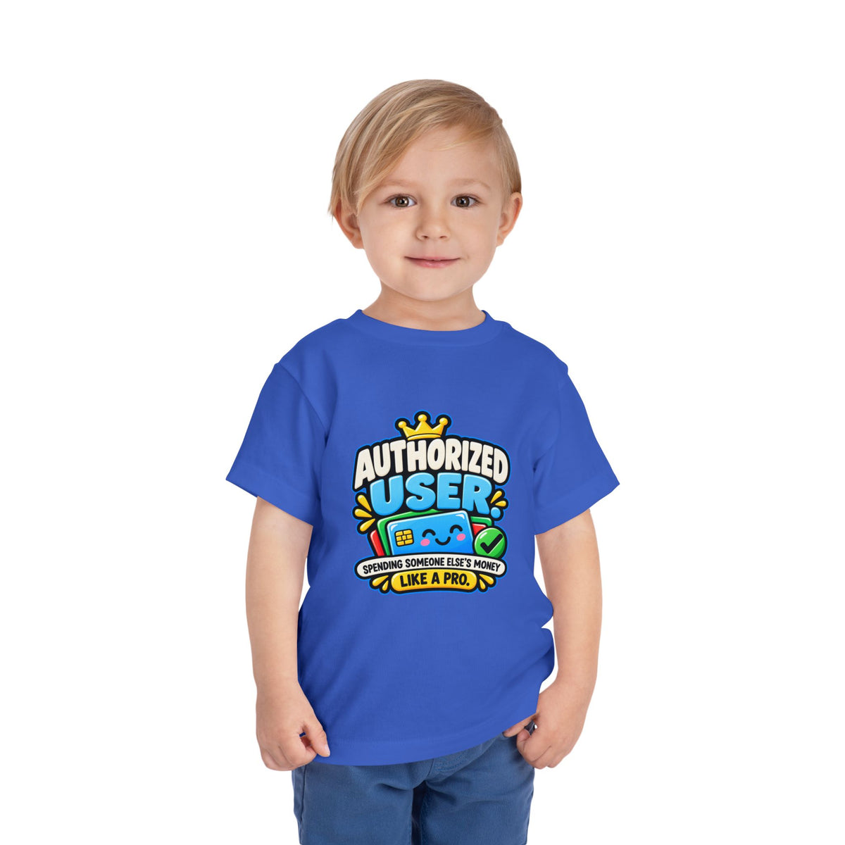Authorized user? Girls' Toddler Tee | Funny Finance Kids Clothing