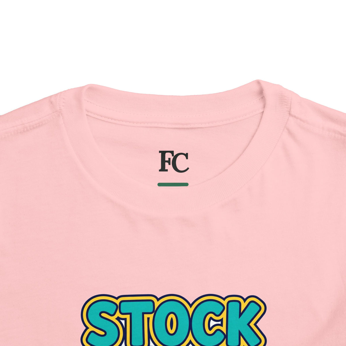 STOCK SPLIT. Girls' Toddler Tee | Funny Finance Kids Clothing