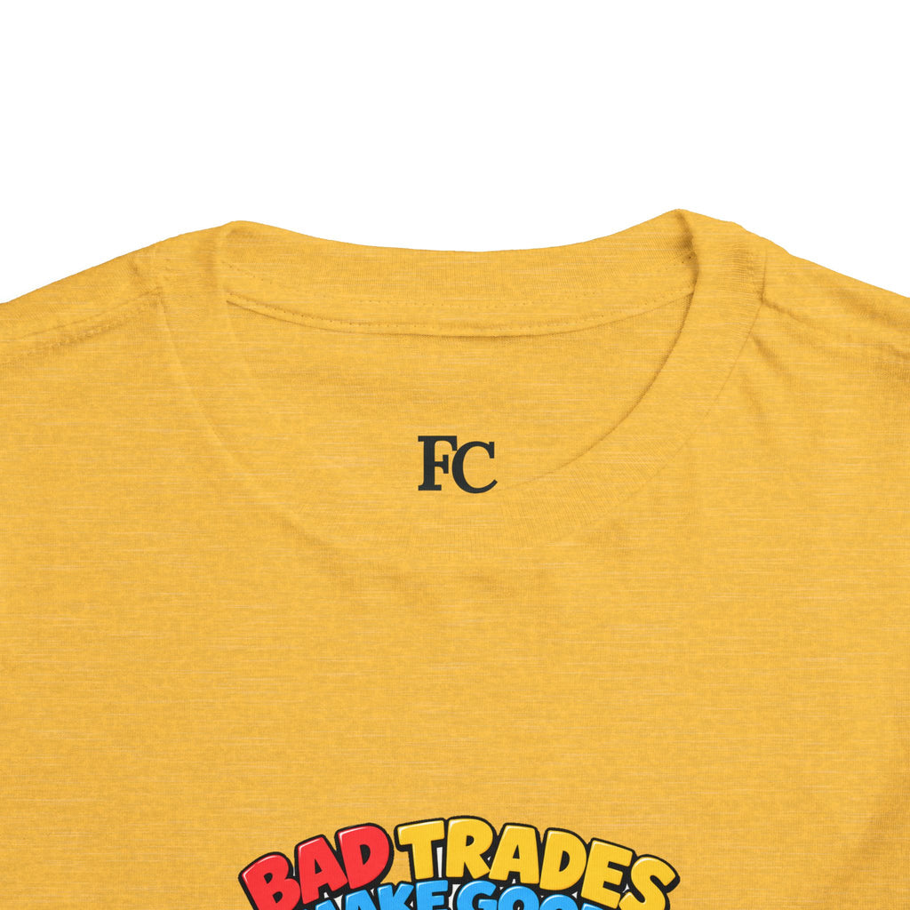 BEAR BAD TRADES. Toddler Tee | Funny Finance Kids Clothing