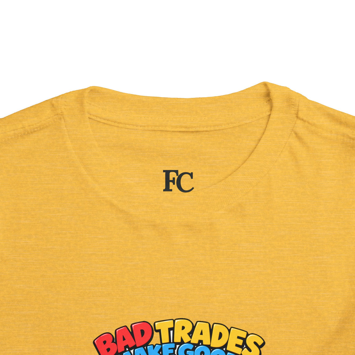 BEAR BAD TRADES. Toddler Tee | Funny Finance Kids Clothing