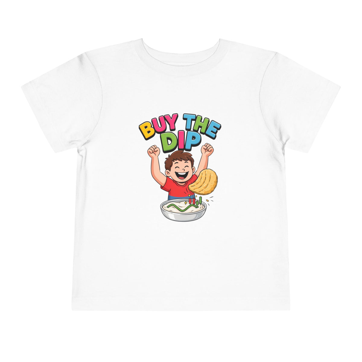 BUY THE DIP. Boys' Toddler Tee | Funny Finance Kids Clothing