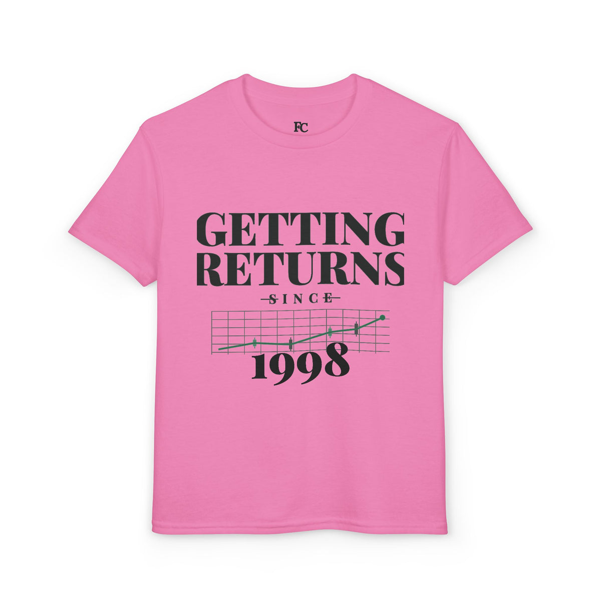 GETTING RETURNS SINCE [YEAR]. Youth Tee | Personalized Funny Finance Kids Shirt