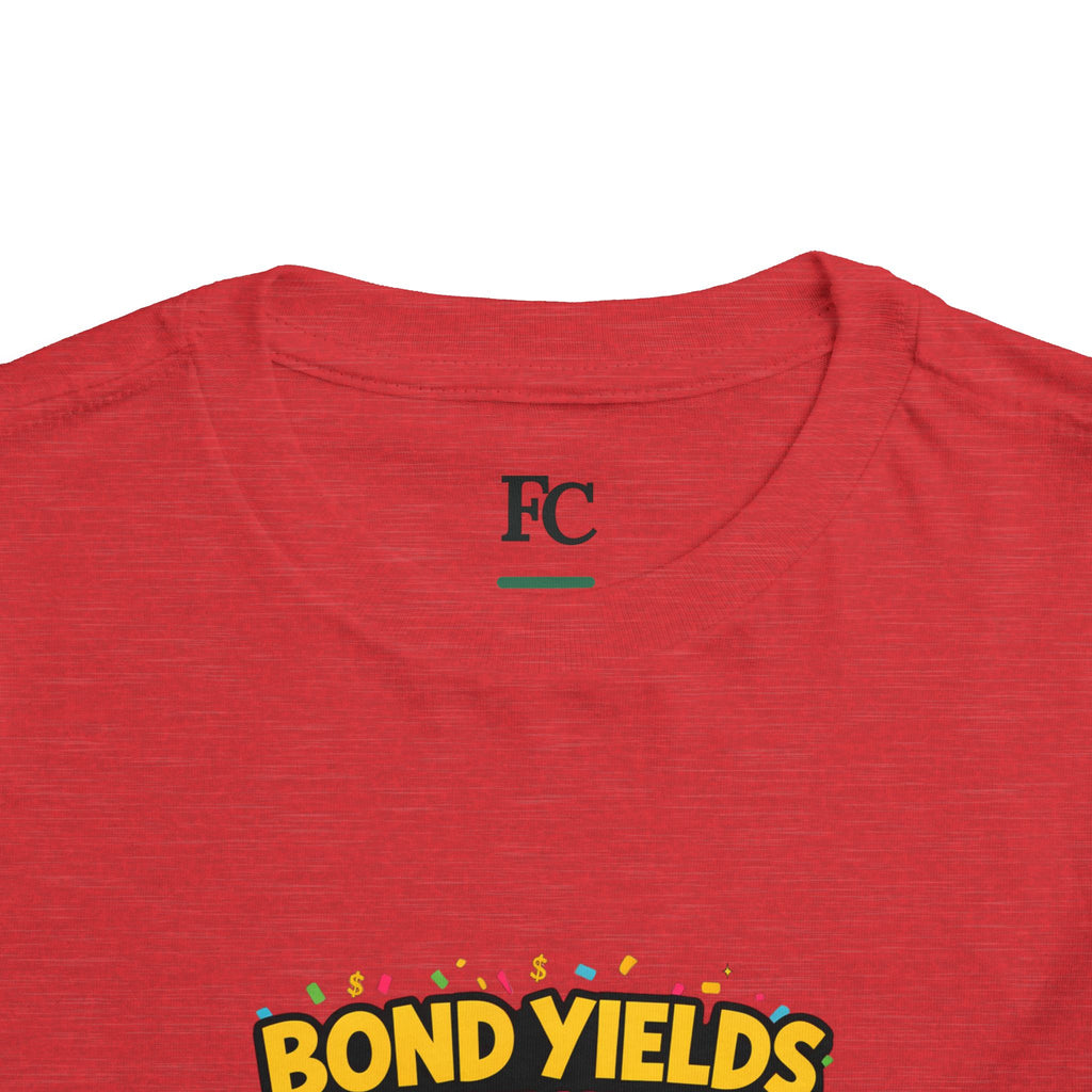 BOND YIELDS BOUGHT ME THIS SHIRT. Boys' Toddler Tee | Funny Finance Kids Clothing