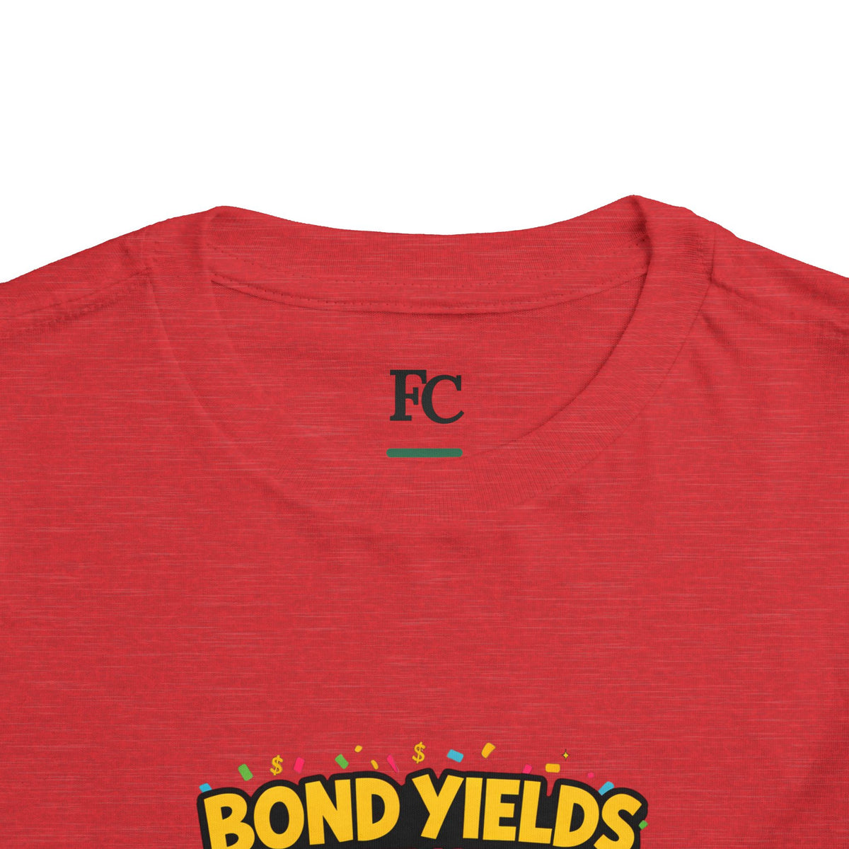 BOND YIELDS BOUGHT ME THIS SHIRT. Boys' Toddler Tee | Funny Finance Kids Clothing