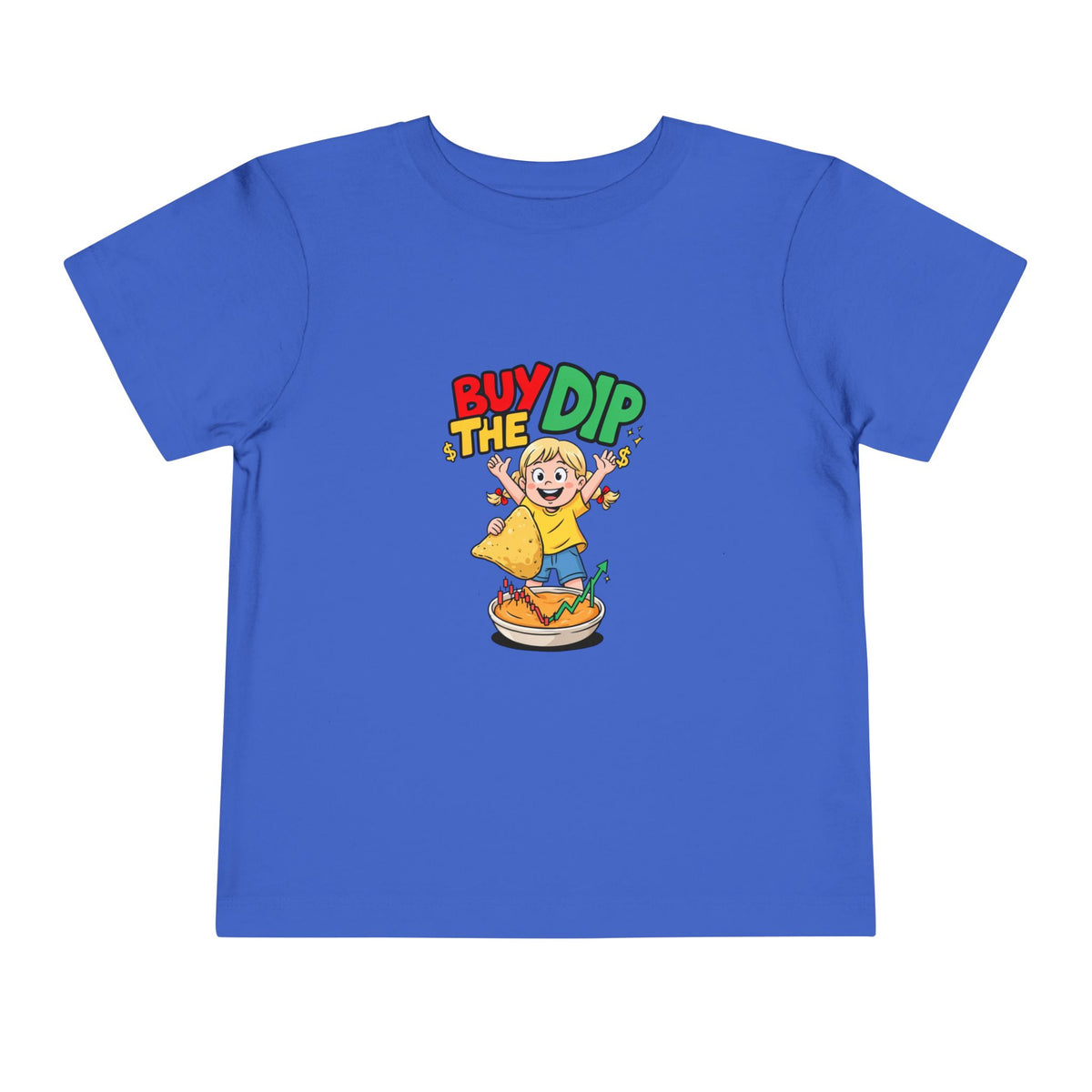 BUY THE DIP. Girls' Toddler Tee | Funny Finance Kids Clothing