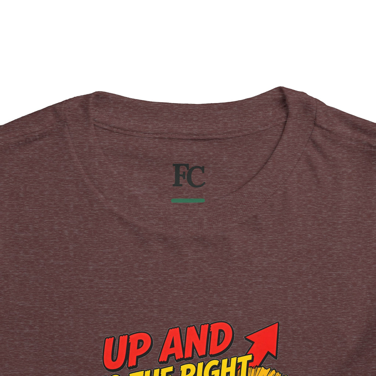UP AND TO THE RIGHT. Toddler Tee | Funny Finance Kids Clothing