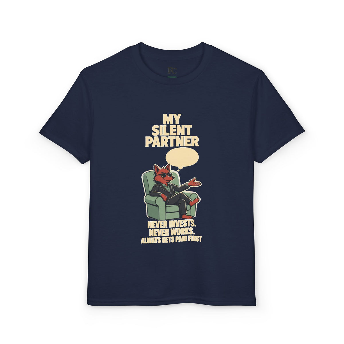 MY SILENT PARTNER. Youth Tee | Funny Finance Kids Shirt