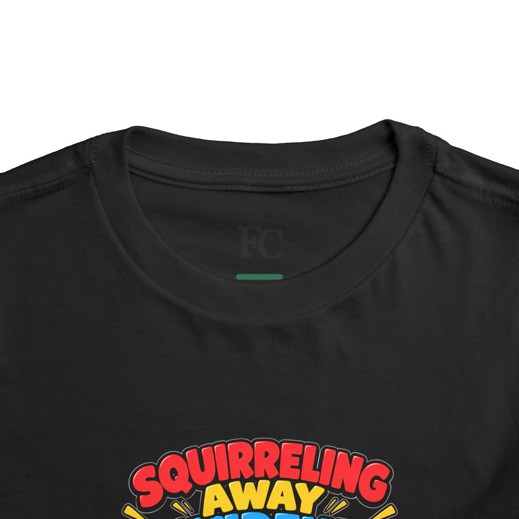 SQUIRRELING AWAY DIVIDENDS. Toddler Tee | Funny Finance Kids Clothing
