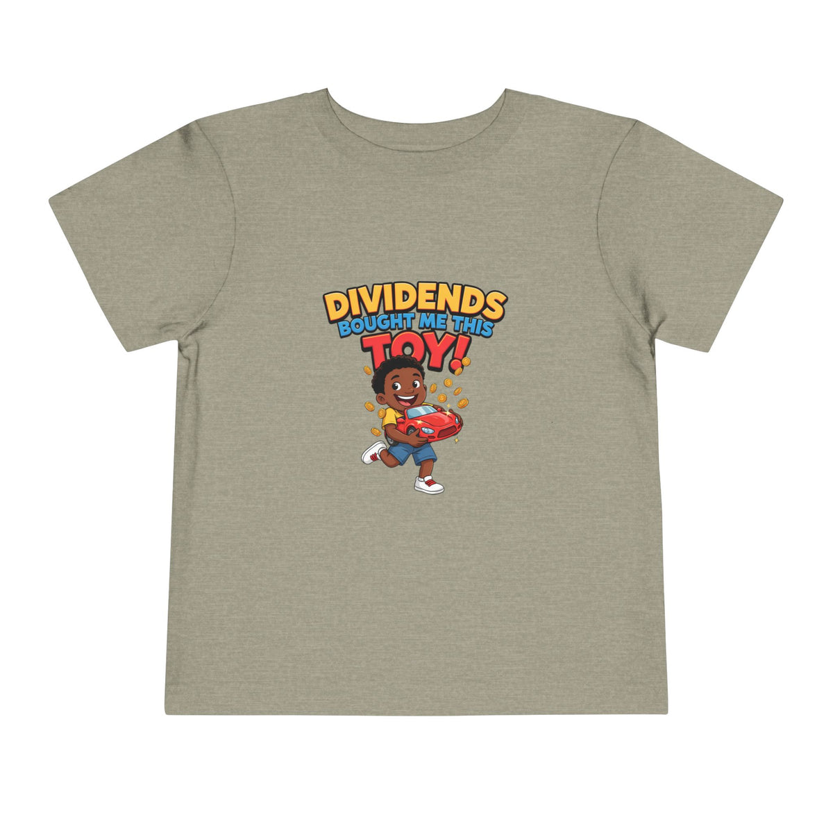 DIVIDENDS BOUGHT ME THIS TOY. Toddler Tee | Funny Finance Kids Clothing. Toddler Tee | Funny Finance Kids Clothing