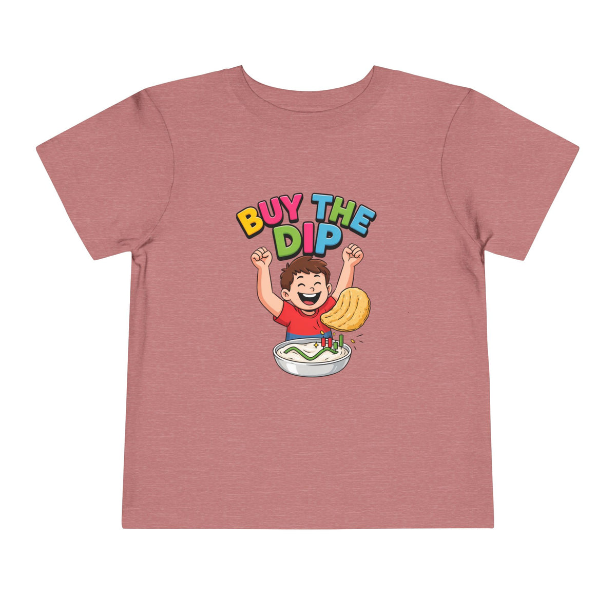 BUY THE DIP. Boys' Toddler Tee | Funny Finance Kids Clothing