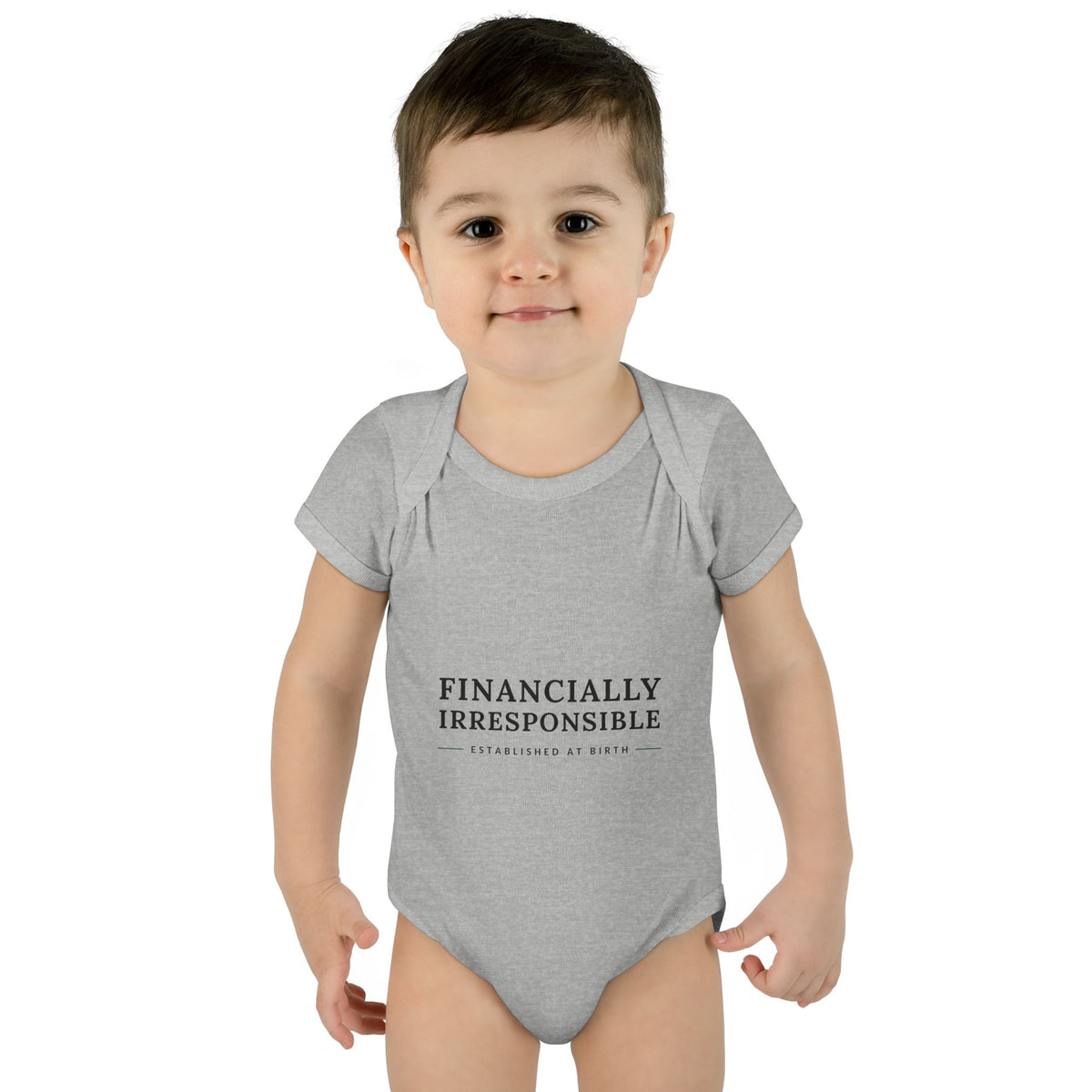 Financially Irresponsible Baby Bodysuit | Funny New Parent Gift