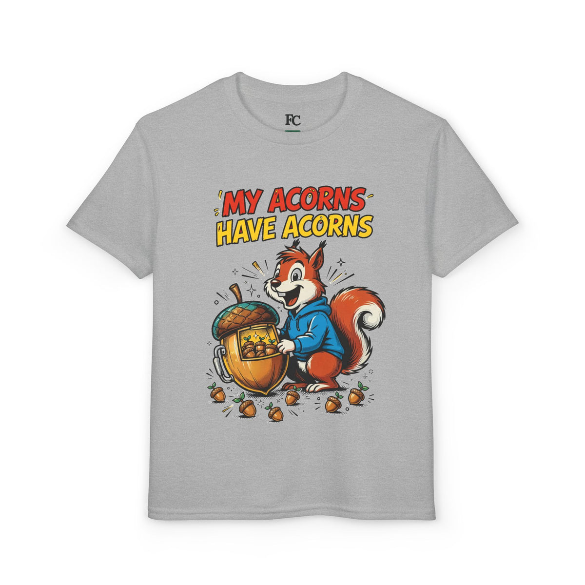MY ACORNS HAVE ACORNS. Youth Tee | Funny Finance Kids Clothing
