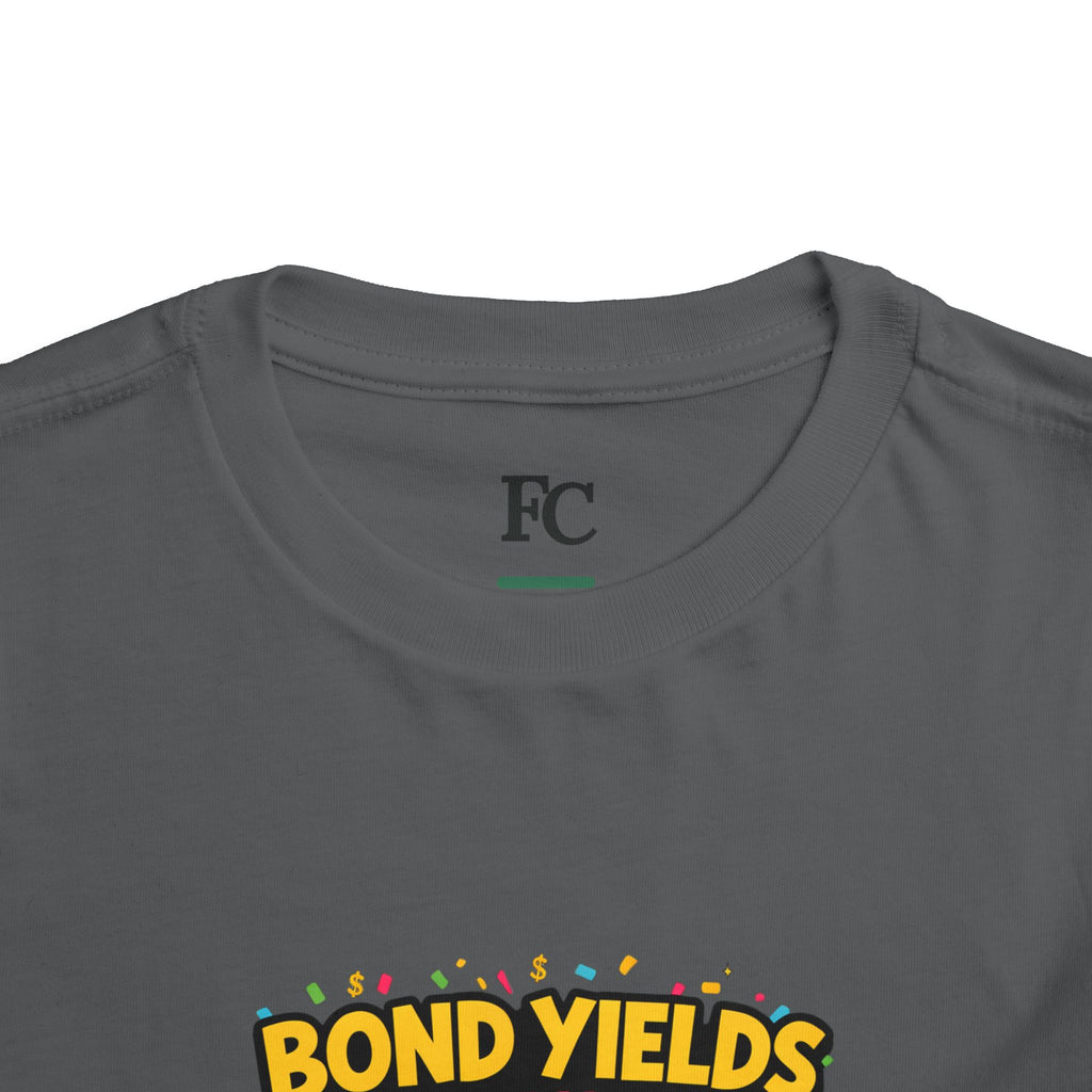BOND YIELDS BOUGHT ME THIS SHIRT. Boys' Toddler Tee | Funny Finance Kids Clothing