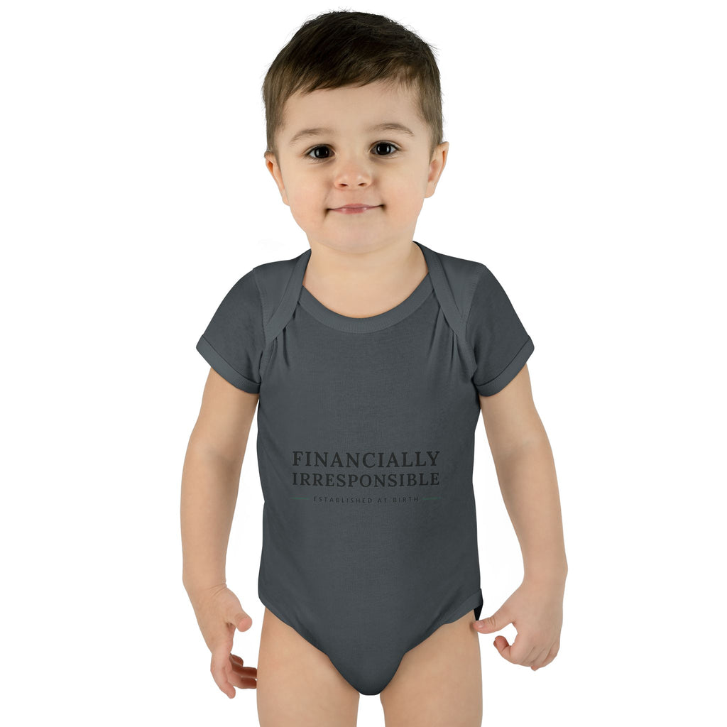 Financially Irresponsible Baby Bodysuit | Funny New Parent Gift