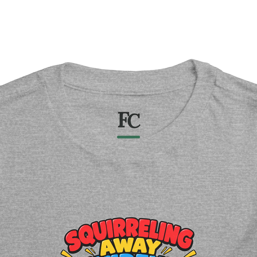 SQUIRRELING AWAY DIVIDENDS. Toddler Tee | Funny Finance Kids Clothing
