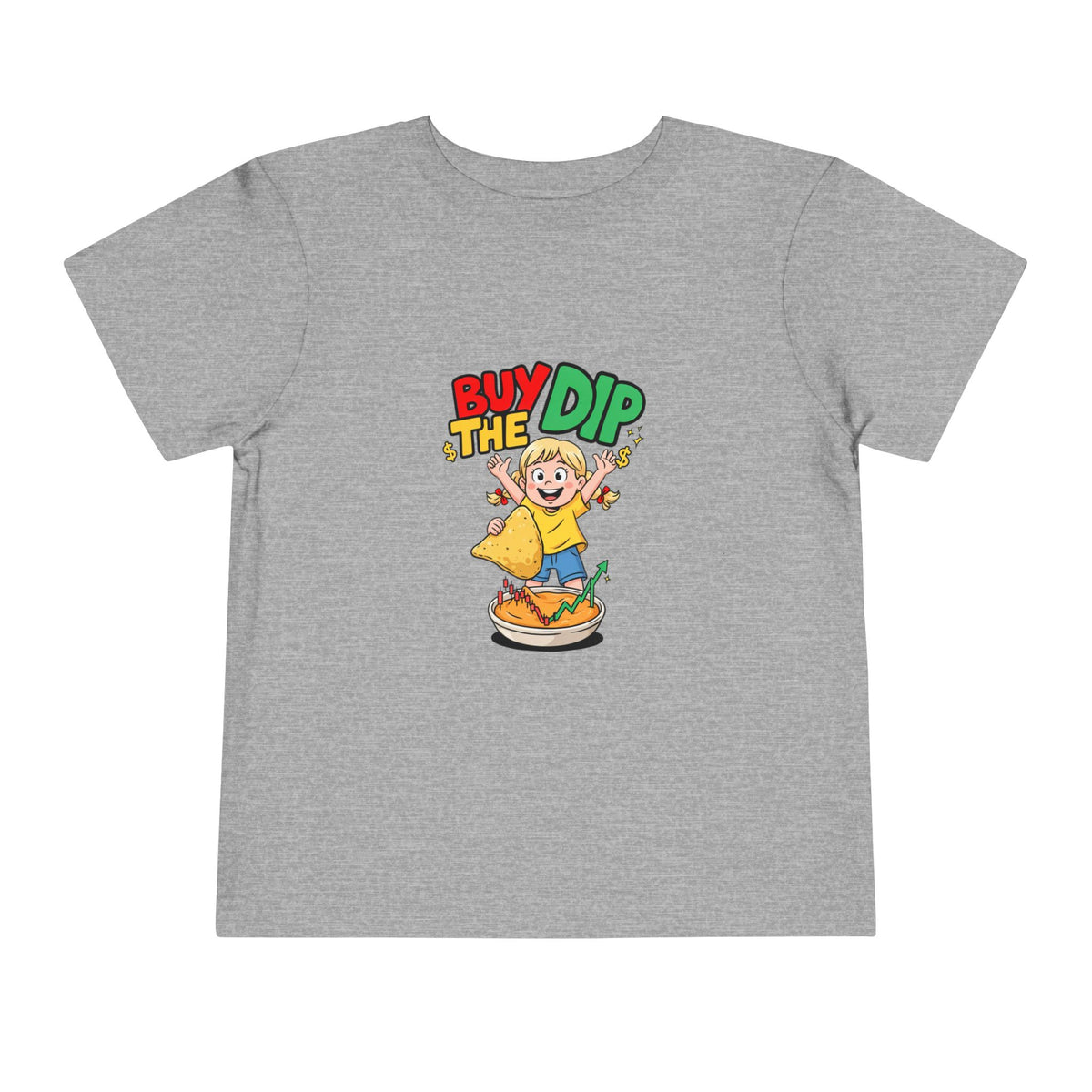 BUY THE DIP. Girls' Toddler Tee | Funny Finance Kids Clothing