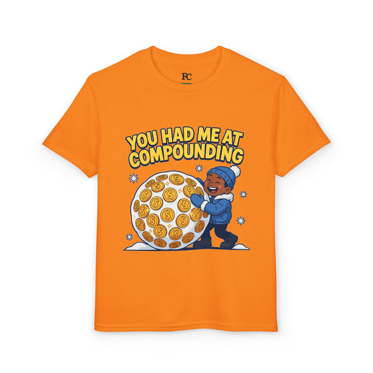 YOU HAD ME AT COMPOUNDING. Boys' Youth Tee | Funny Finance Kids Clothing