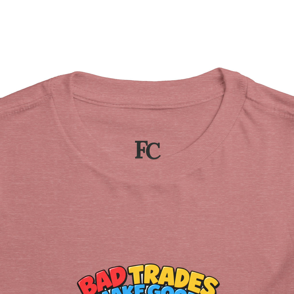 BEAR BAD TRADES. Toddler Tee | Funny Finance Kids Clothing