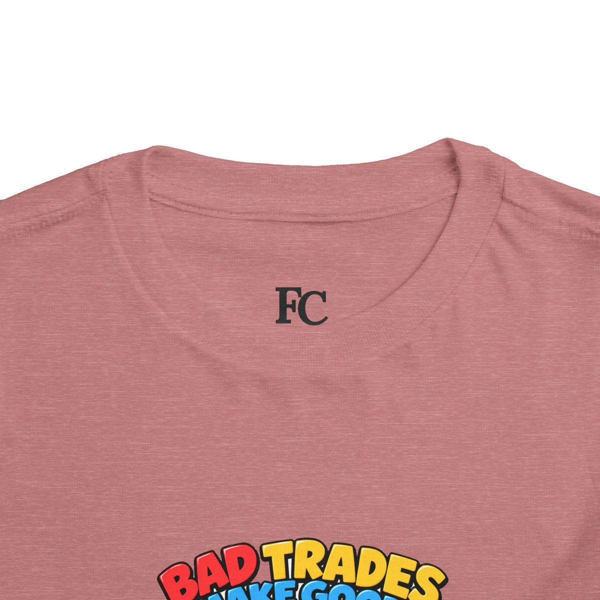 BEAR BAD TRADES. Toddler Tee | Funny Finance Kids Clothing