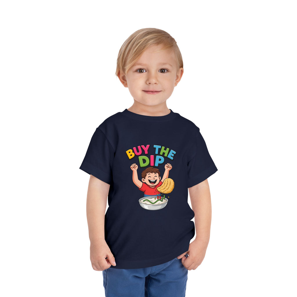 BUY THE DIP. Boys' Toddler Tee | Funny Finance Kids Clothing