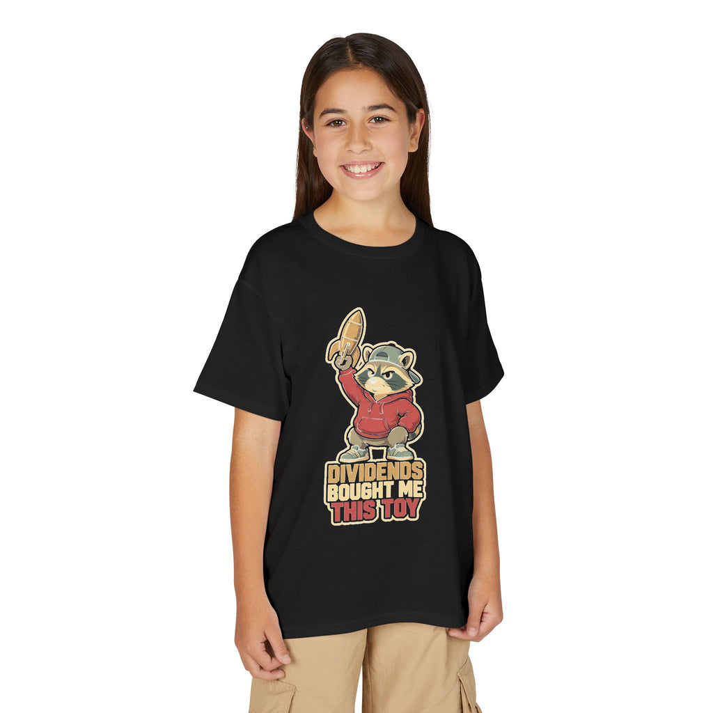 DIVIDENDS BOUGHT ME THIS TOY. Youth Tee
