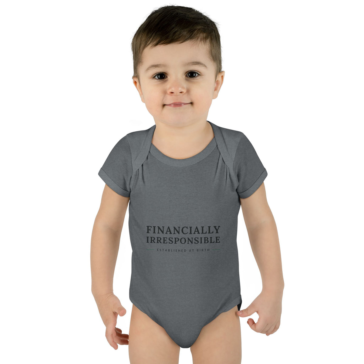 Financially Irresponsible Baby Bodysuit | Funny New Parent Gift