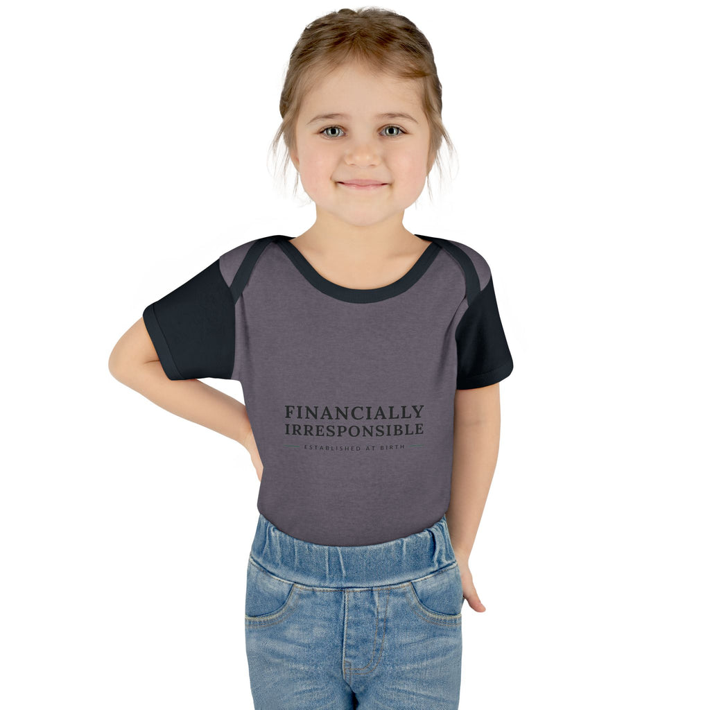 Financially Irresponsible Baby Bodysuit | Funny New Parent Gift