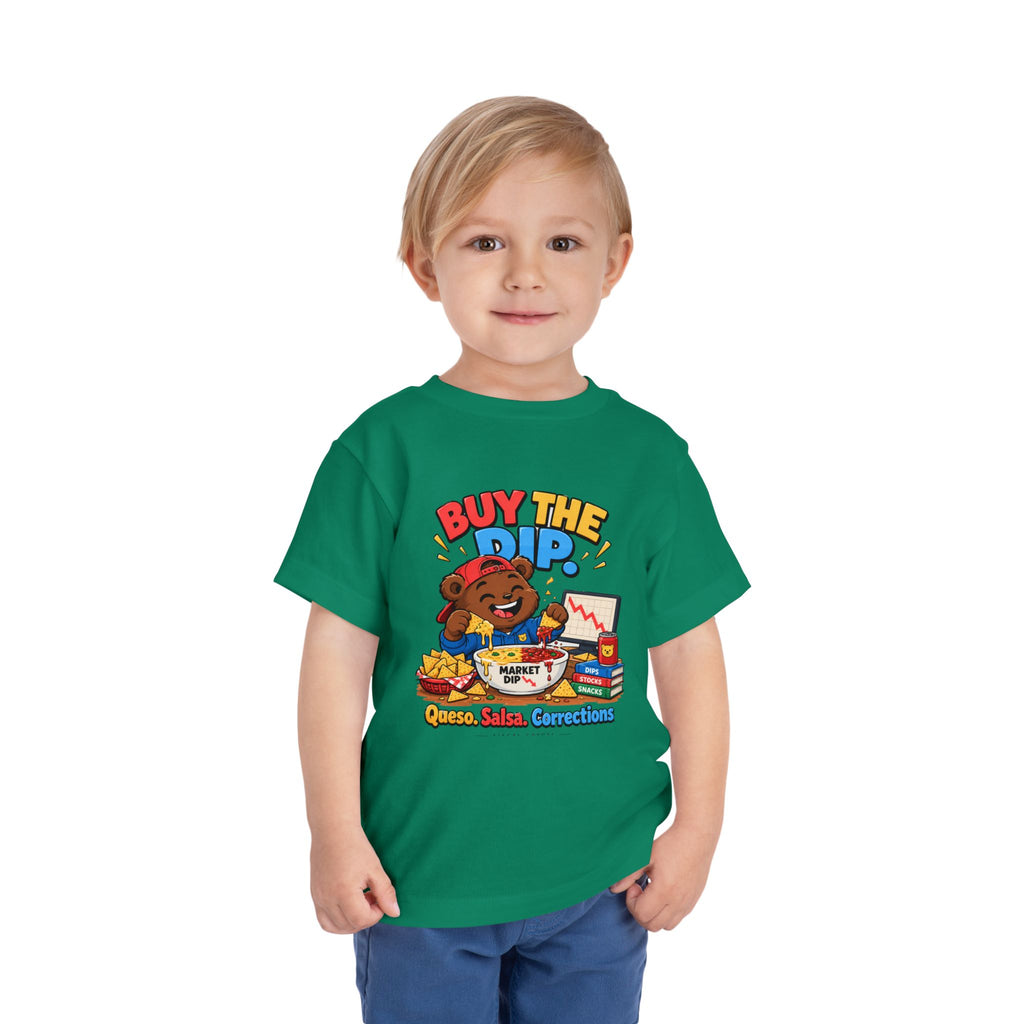 BUY THE DIP BEAR. Toddler Tee | Funny Finance Kids Clothing