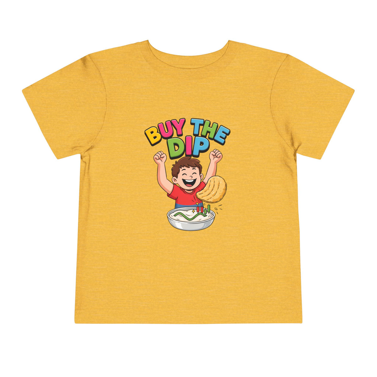 BUY THE DIP. Boys' Toddler Tee | Funny Finance Kids Clothing
