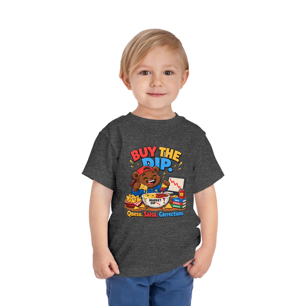 BUY THE DIP BEAR. Toddler Tee | Funny Finance Kids Clothing