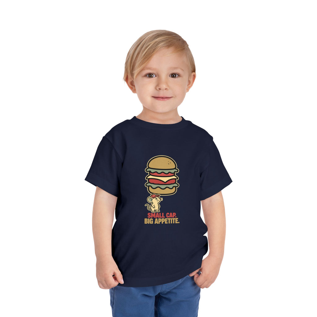 SMALL CAP. BIG APPETITE.. Toddler Tee