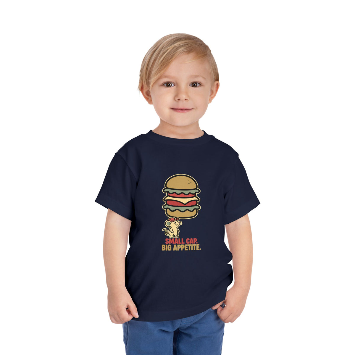 SMALL CAP. BIG APPETITE.. Toddler Tee