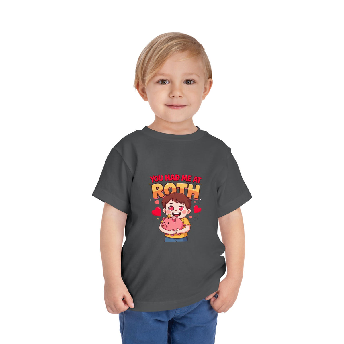 YOU HAD ME AT ROTH. Boys' Toddler Tee | Funny Finance Kids Clothing